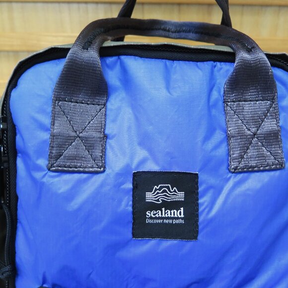Sealand Small Recycled Buddy Backpack Blue and Sage - Picture 2 of 16